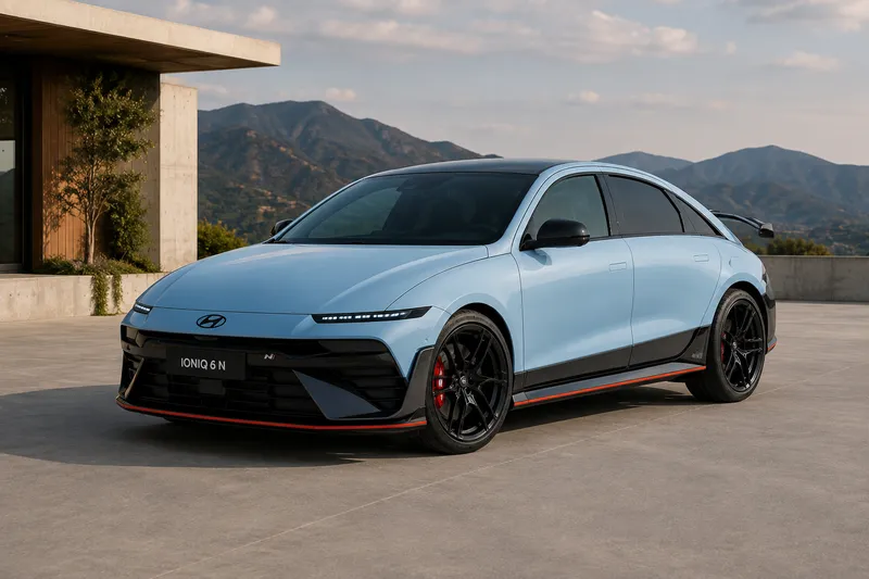 Hyundai Ioniq 6 Long Range in green