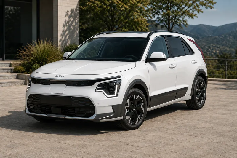 2024 Kia Niro EV in gray, front view